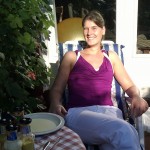 Ik in tuin