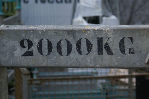 2000 kg aan de haak.