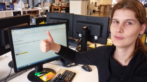 M’n collega zat even niet op z’n plek