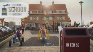 In een schone straat… staat geen afvalbak