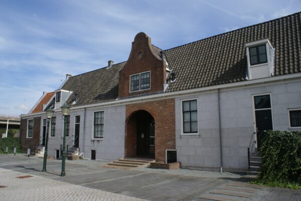 Achterkant buskruitmolen KNSF, Amstelveen.