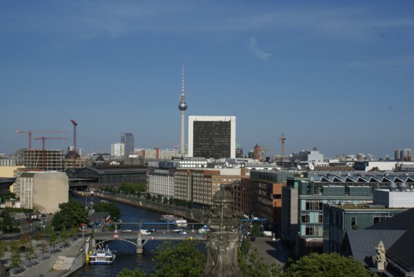 Uitzicht vanaf de Rijksdag, Den Haag.</h1/>