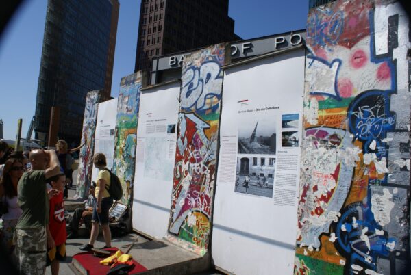 Berlijnse Muur bij Potsdamerplatz.