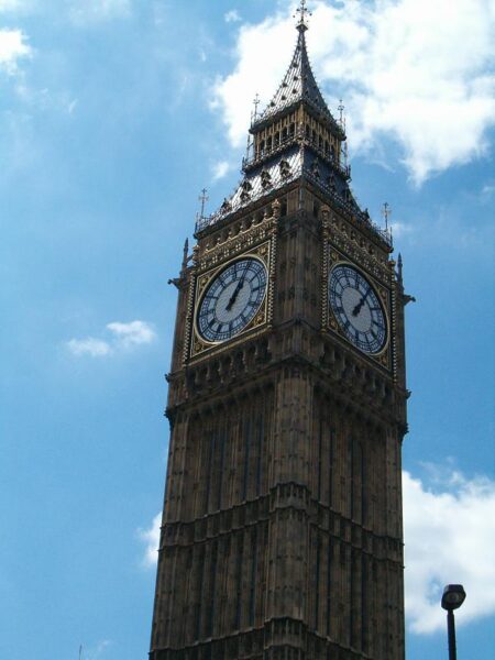 Big Ben, Palace of Westminster, Londen.