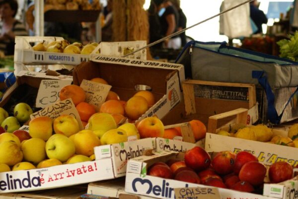 Fruitkraam Campo de' Fiori, Rome.