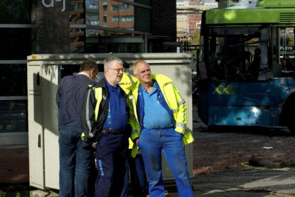 Botsing tram 5 en bus 175 in Amstelveen.