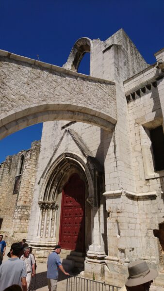 Restanten Carmoklooster, Lissabon.
