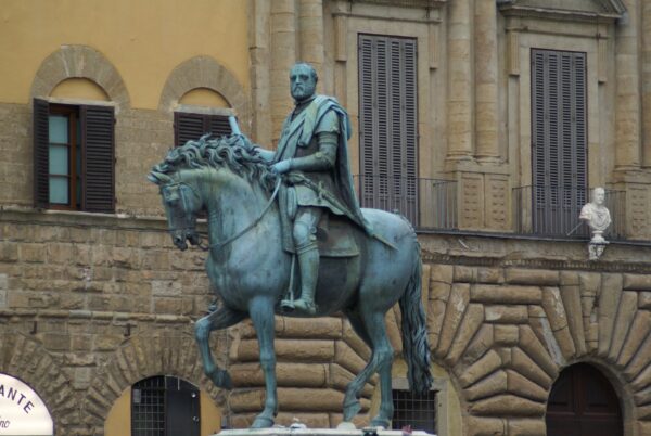 Ruiterstandbeeld Cosimo I de' Medici, Florence.