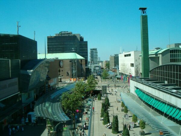 Koopgoot Beursstraverse, gezien vanaf La Place.