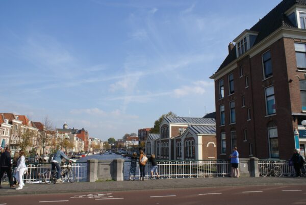 Rijnlandschap Leiden, Bostelbrug (1908).