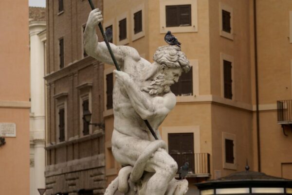Fontana del Moro, Piazza Navona, Rome.