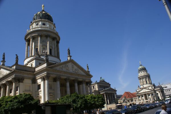 Duitse en Franse Dommen op Gendarmenmarkt.