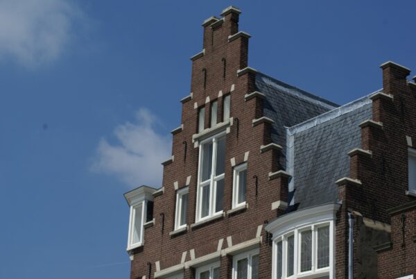 Gevel van een gebouw.