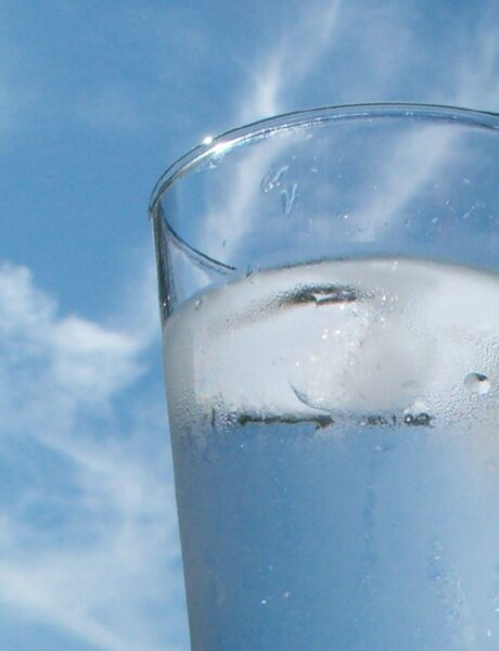 Koud water verkoeling bij hitte in 2006.