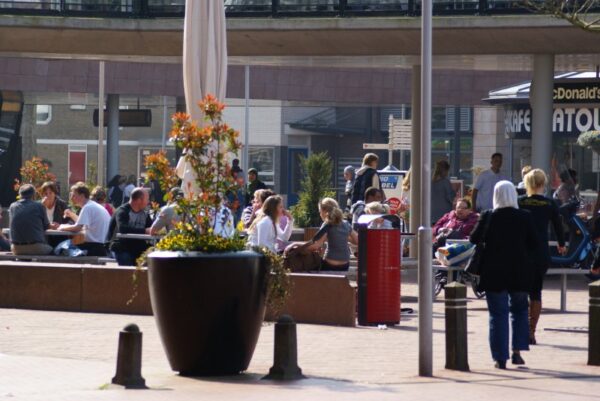 Het terras op het Buitenplein