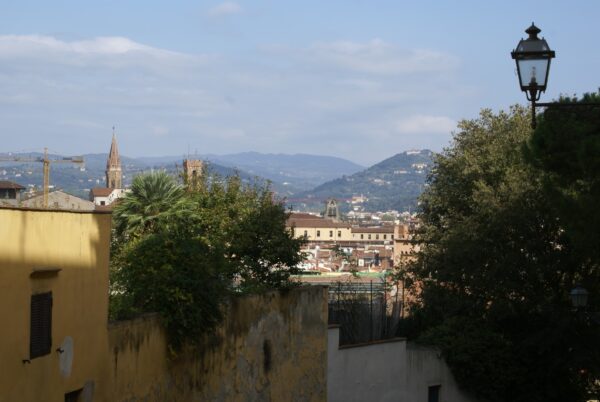 Uitzicht op Florence.