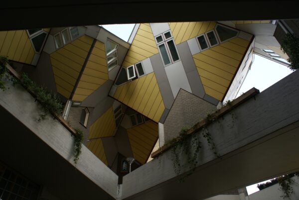 Kobuswoningen aan de Blaak, Rotterdam.