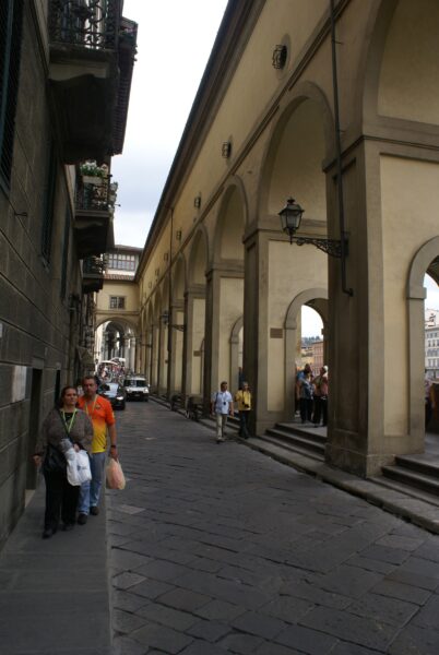 Lungarno degli Acciaiuoli in Florence.