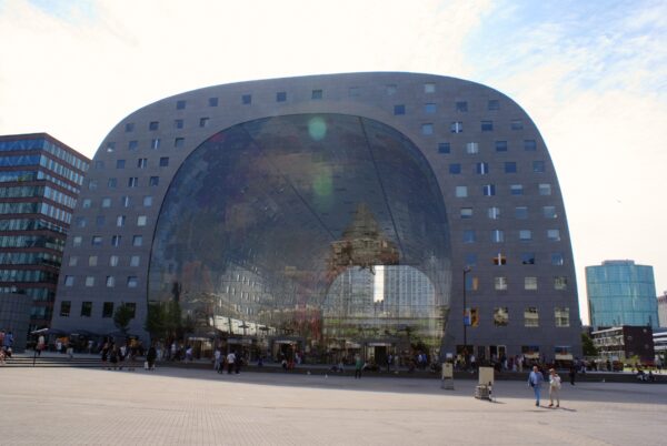 Gevel Markthal Rotterdam.