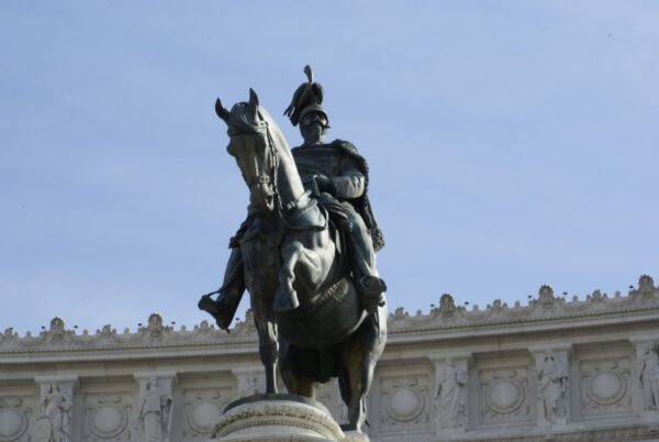 Ruiter voor Monument Victor Emanuel II, Rome (2008).