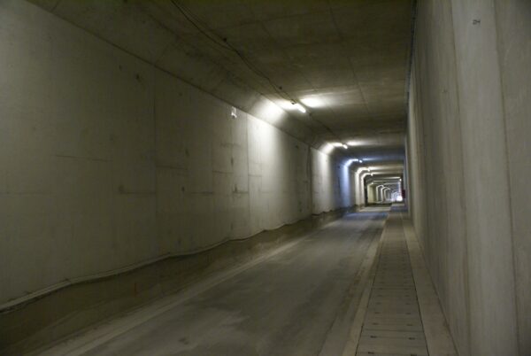 Noord-zuidlijn tunnel onder het IJ.