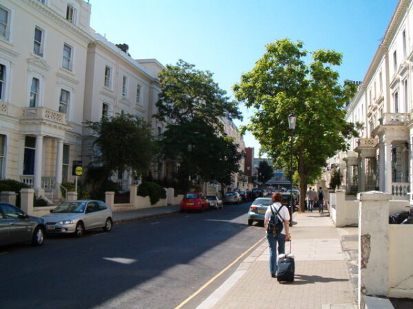 Straatje in Notting Hill, Londen.