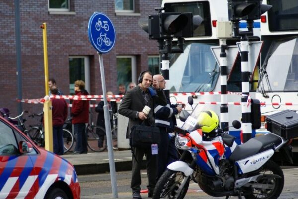 Botsing tramlijn 5 en buslijn 175 in Amstelveen.