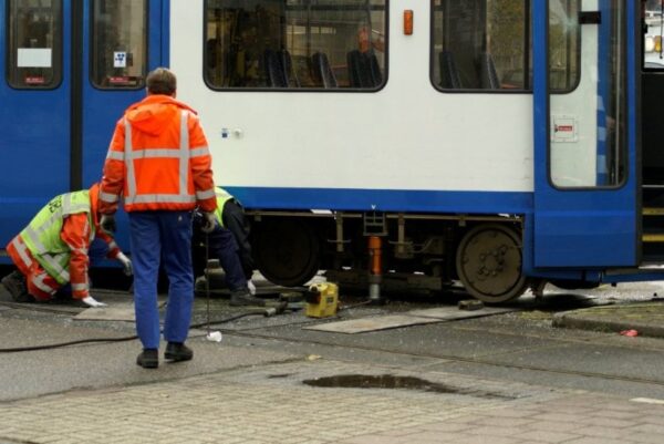 Botsing tramlijn 5 en buslijn 175 in Amstelveen.