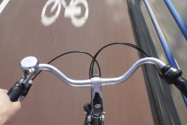 Fietsfoto's: fietspad overdag.