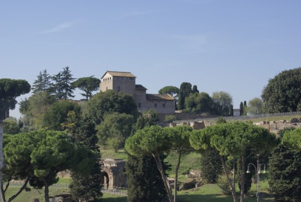 Palatijn en Colosseum in zicht.
