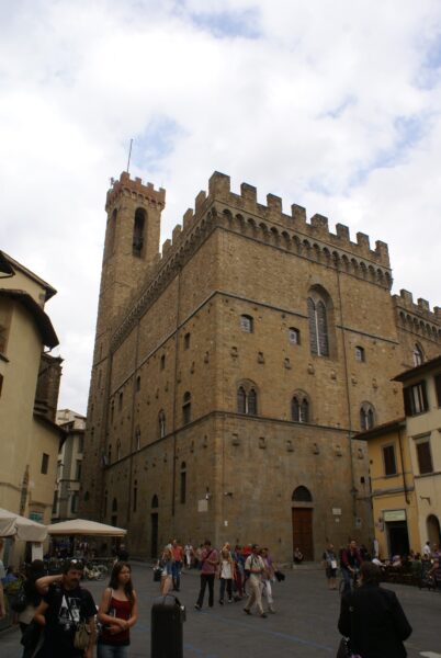 Palazzo del Bargello met klokkentoren in Florence.