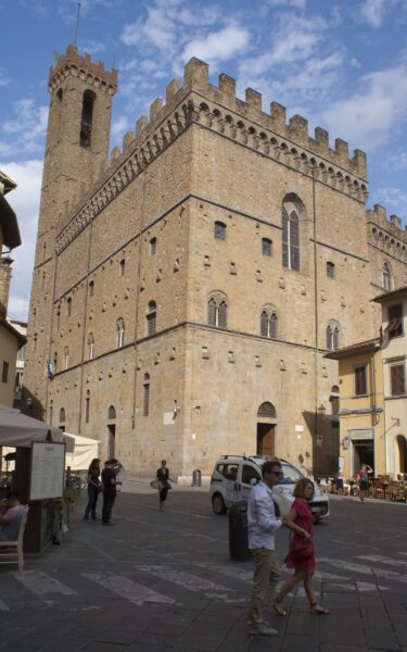 Palazzo del Bargello met klokkentoren in Florence.