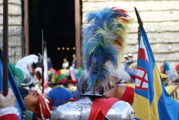 Politiemacht Florence, 160-jarig bestaan, in klederdracht.