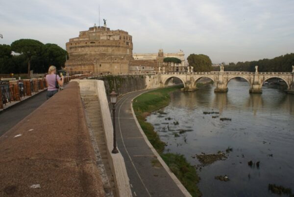 Ponte Sant'Angelo in Rome.