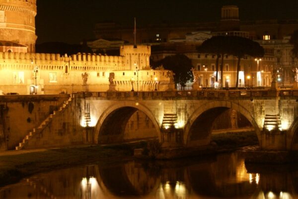 Ponte Sant'Angelo in Rome.