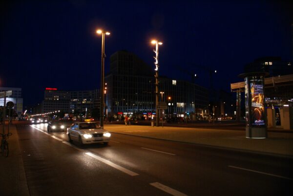 Potsdamerplatz 's avonds.