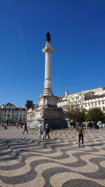 Pra&ccedil;a Dom Pedro IV, Lissabon: Monument.
