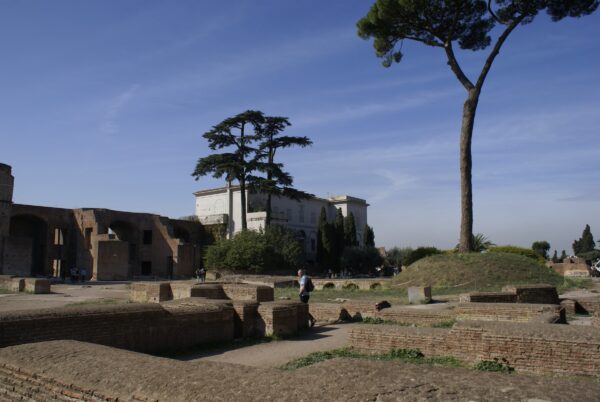 Palatijn, Rome: uitzicht op de stad.