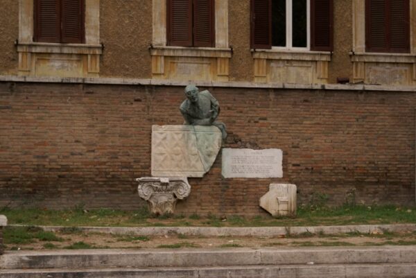 Tiber rivier in Rome, oktober 2008.