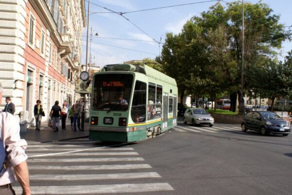 Tram in Rome, oktober 2008.