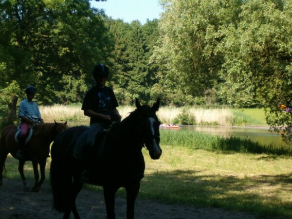 Ruiters in het Amsterdamse Bos, Amstelveen.