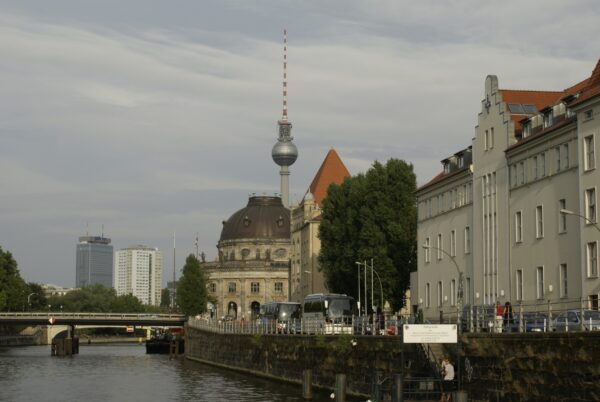 Spree rivier in Berlijn.