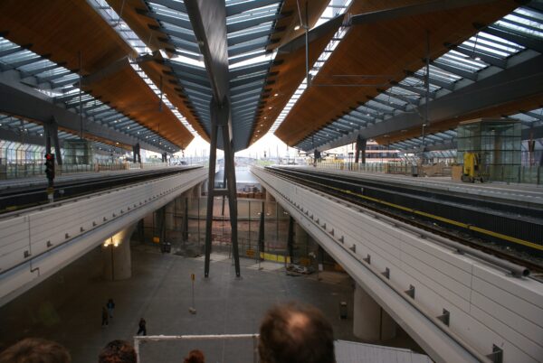 Roltrap bij Bijlmerstation.