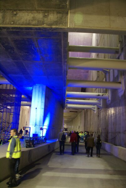 Metrostation Vijzelgracht, Amsterdam (26m diep).