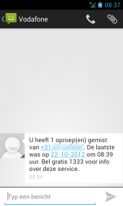 Nieuwe service van Vodafone
