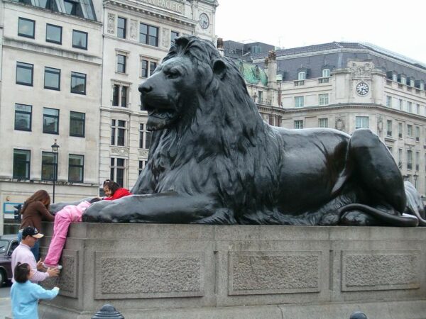 Trafalgar Square, Londen.