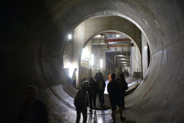 Noord-Zuidlijn tunnel: Rokin, Vijzelgracht.