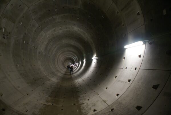 Tunnel Noord-Zuidlijn: Rokin-Vijzelgracht.
