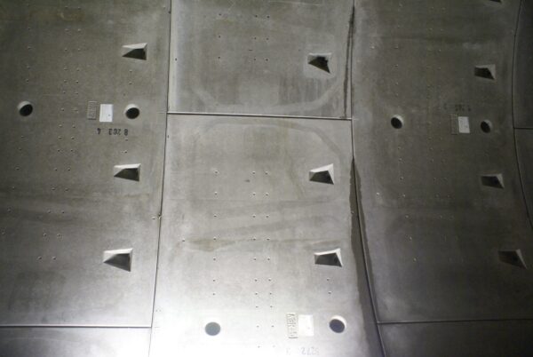 Tunnelring: 1,5m breed, 6 elementen per ring. Totaal 24.858 elementen.