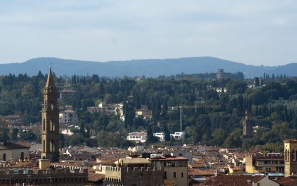 Uitzicht Florence vanaf Giotto's klokkentoren.